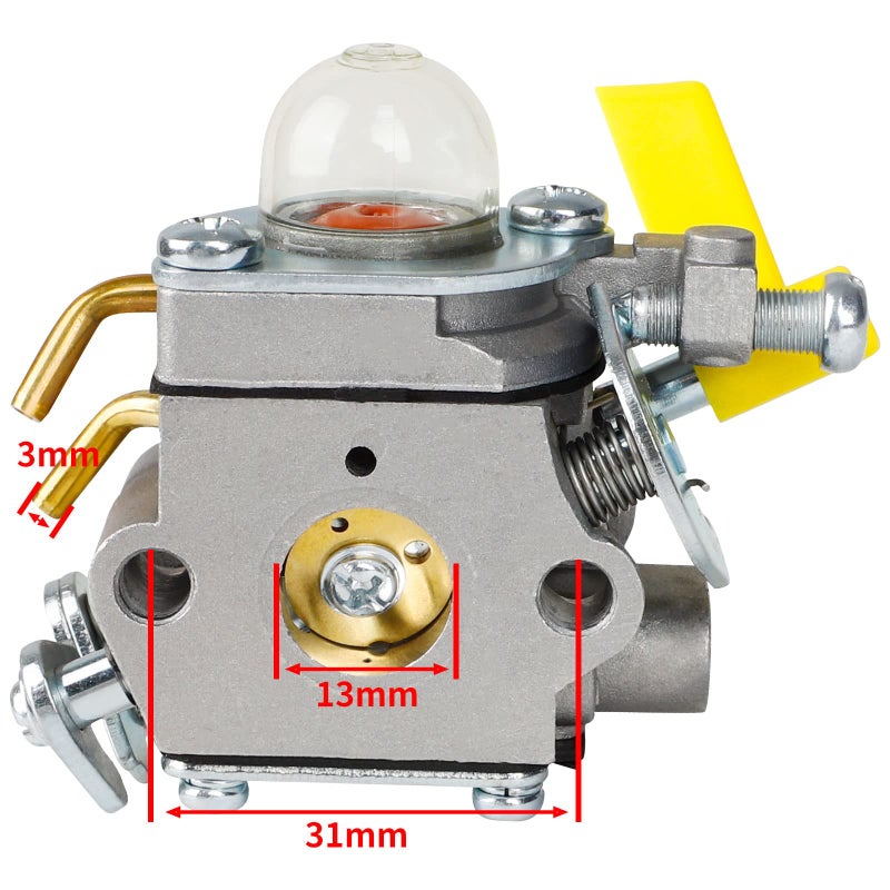 HUZTL CS26 Carburetor for Ryobi Homelite SS26 SS30 CS30 25cc 26cc 30cc Trimmer Blower Weed Eater Parts 308054043 308054013 308054003 308054077 C1U-H60 - Image 5